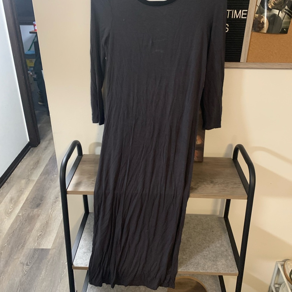 Forever 21 Gray and Black Dress